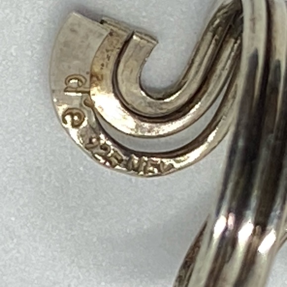 925 open swirl ring (222) - Picture 4 of 7